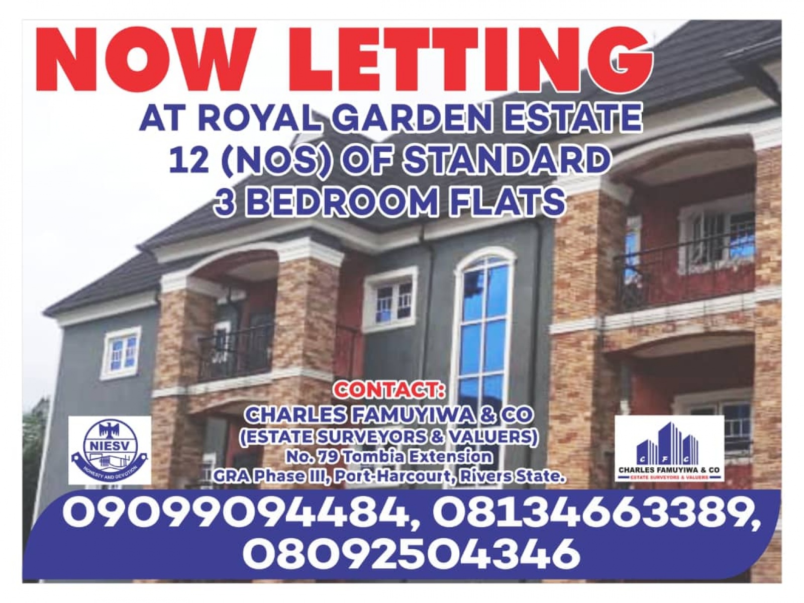 Royal garden estate, Eliozu, Port Harcourt, 500272, 3 Bedrooms Bedrooms, ,3 BathroomsBathrooms,Apartment,To Let,Royal garden estate, Eliozu,2,1025